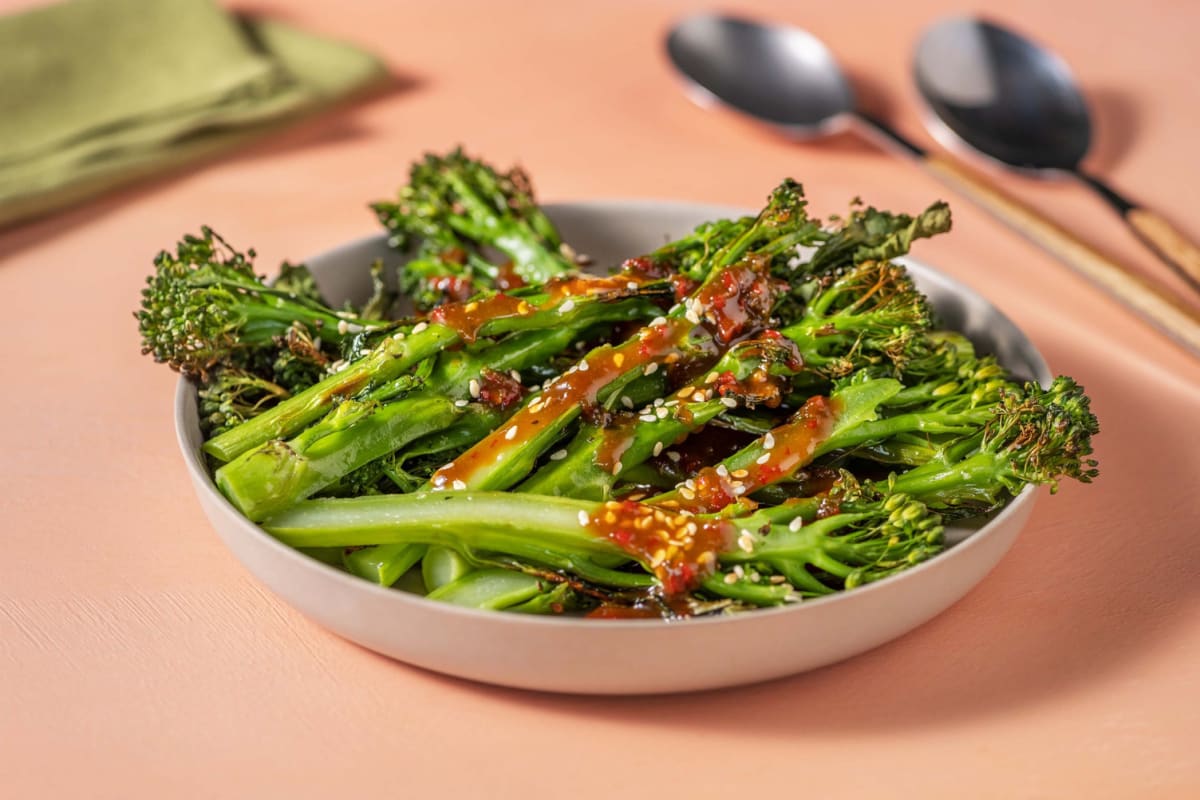 Sticky HoneyMiso Roasted Tenderstem® Broccoli Recipe HelloFresh