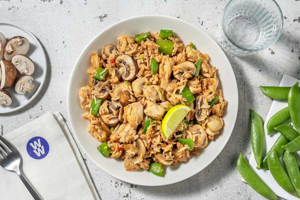 Weeknight Double Chicken Fried Rice