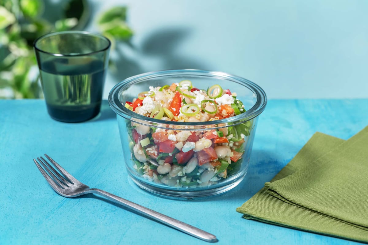 Speedy White Bean Tabbouleh Bowls