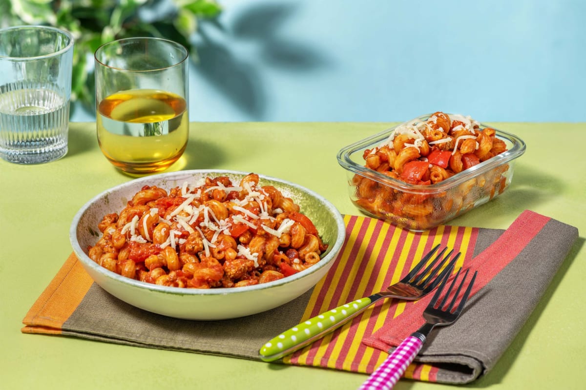 Kids Turkey Taco Pasta