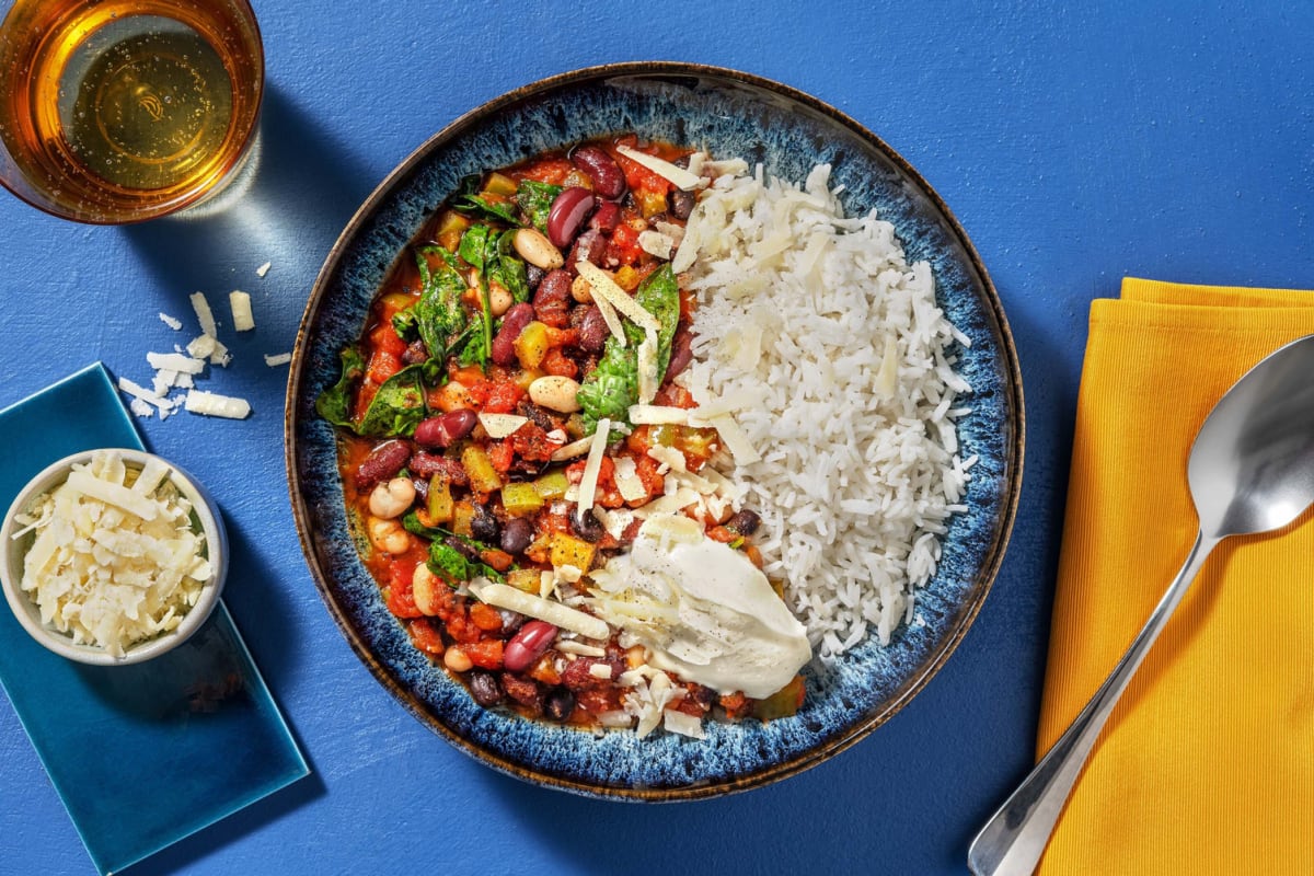 Speedy Veggie Beany Stew