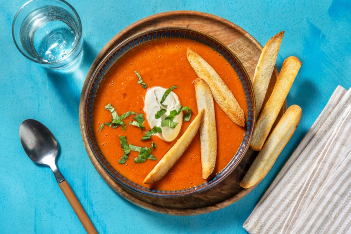 Roast Tomato and Bell Pepper Soup
