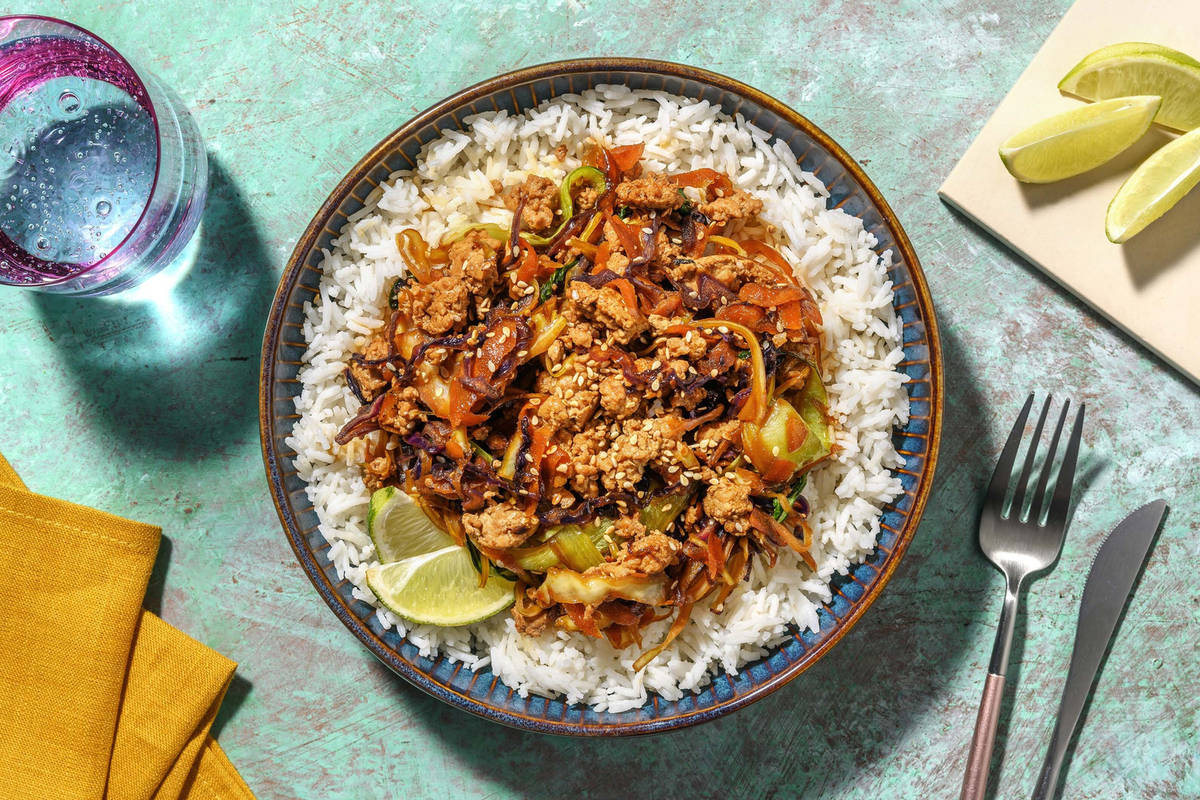 Sticky Honey Beef Rice Bowl Recipe HelloFresh