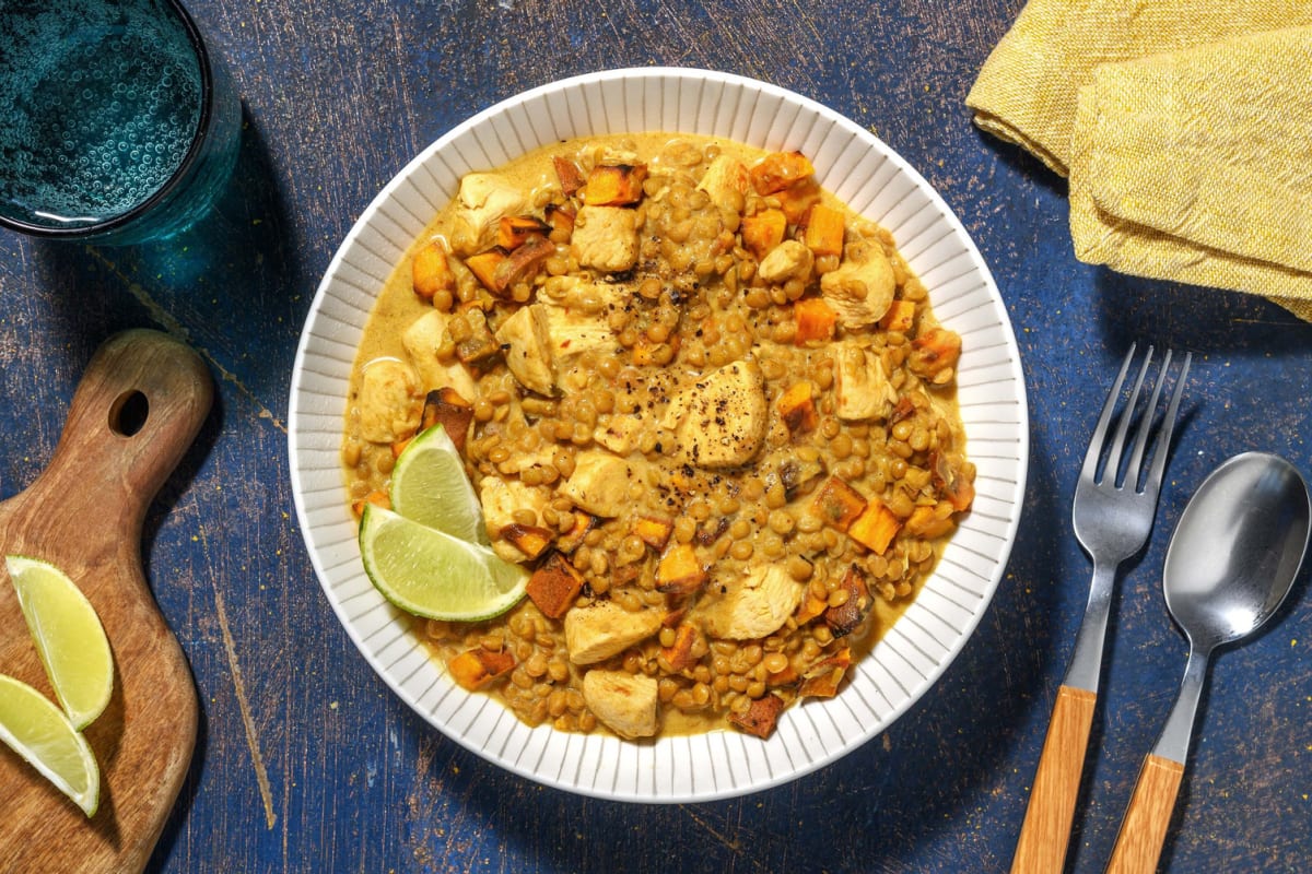 Creamy Spiced Lentil and Chicken Curry