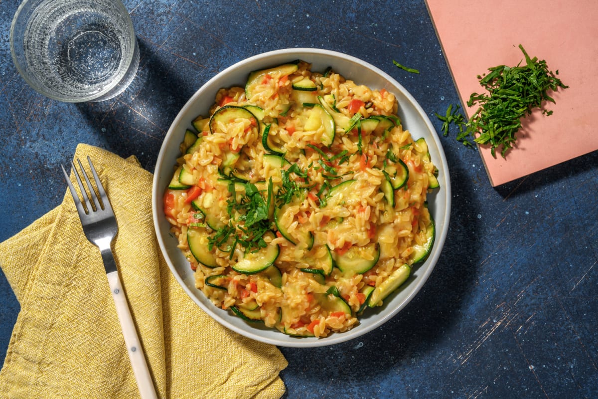 One pot d'orzo & fromage italien