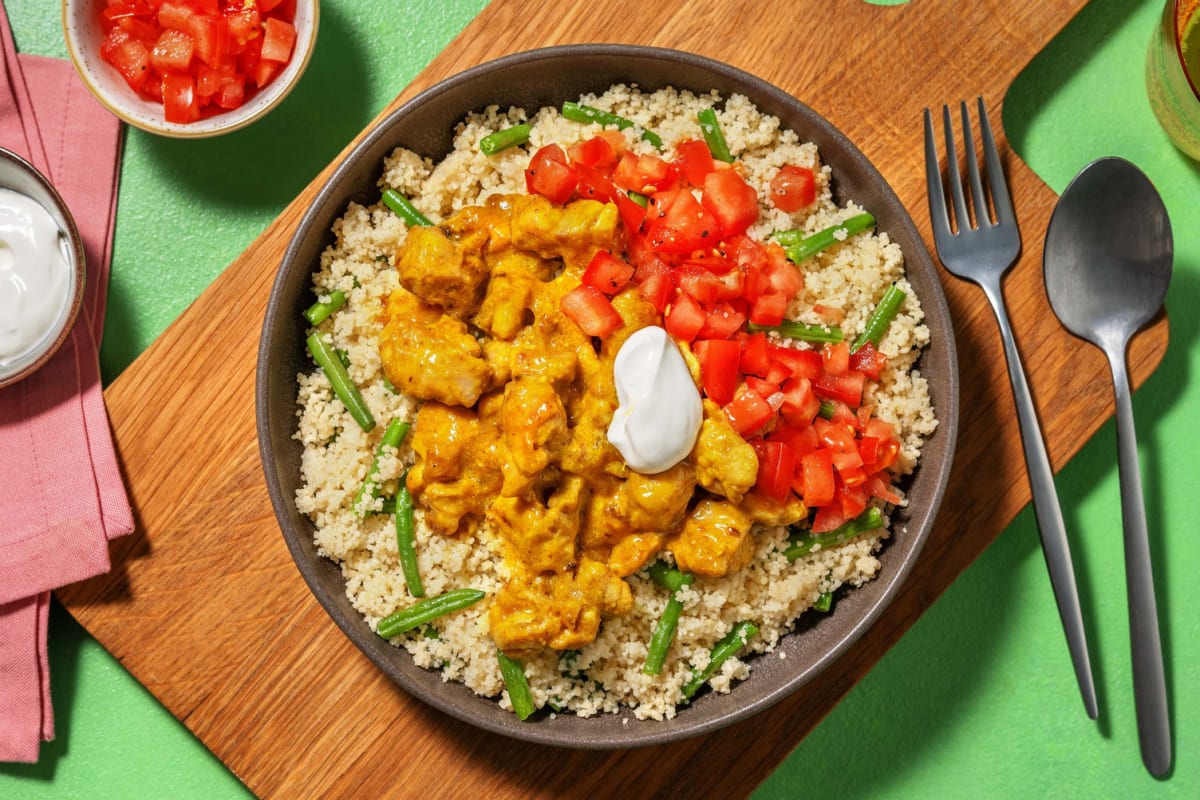 Korma and Mango Chutney Glazed Chicken