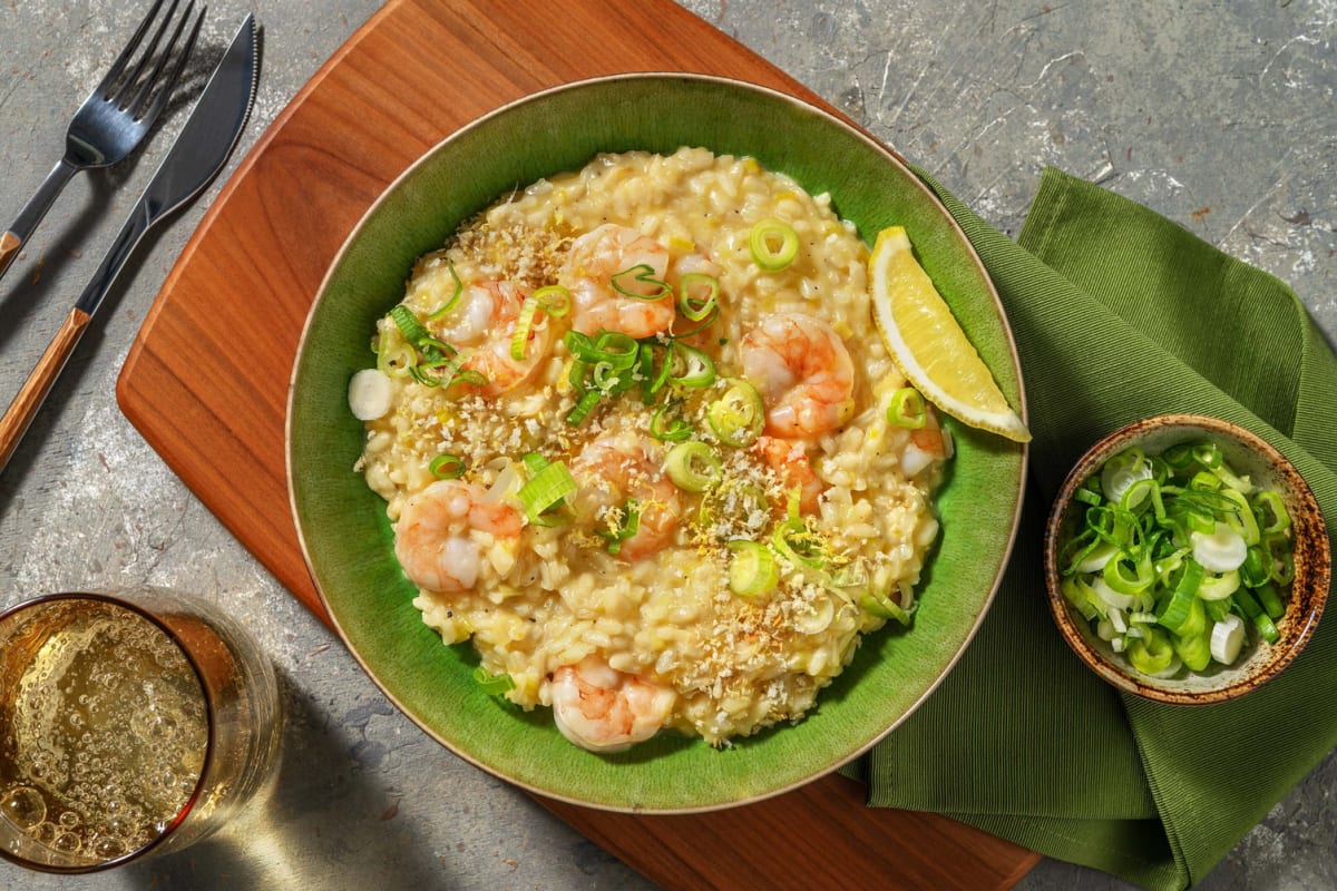 Mississippi Style Spiced Prawn Risotto