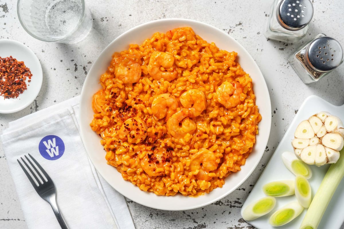 Prawn and Tomato Risotto Recipe | HelloFresh
