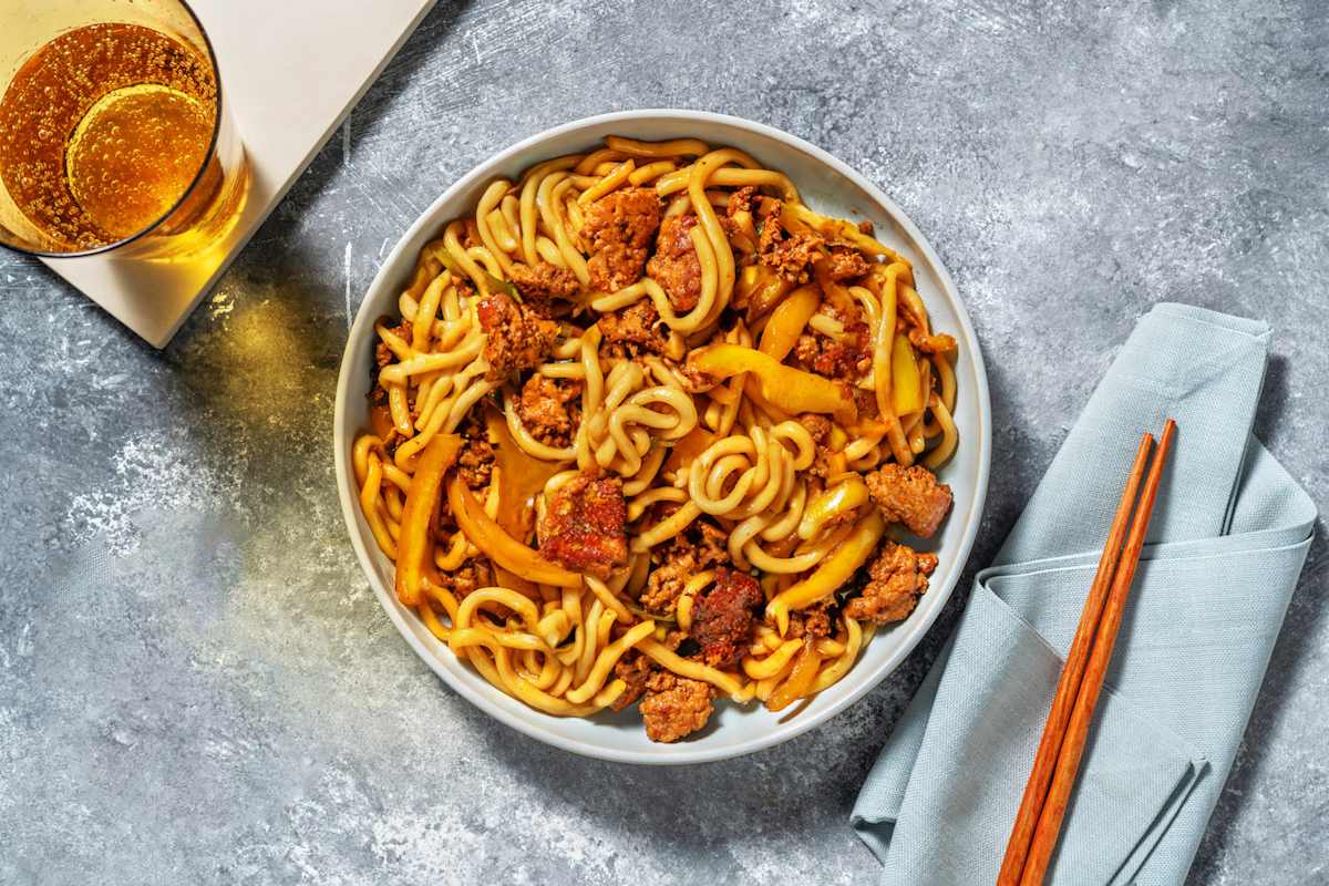 Thai Spiced Turkey Noodles