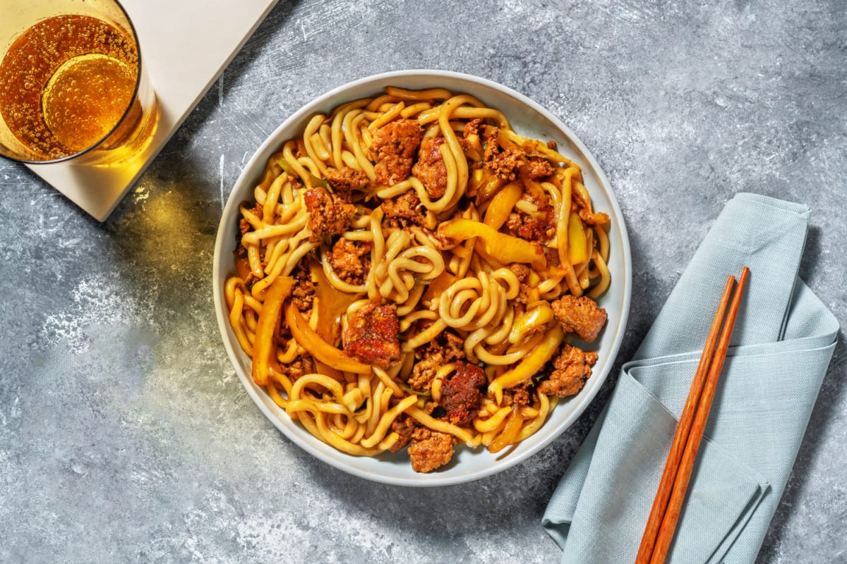 Sweet Spiced Pork Noodles