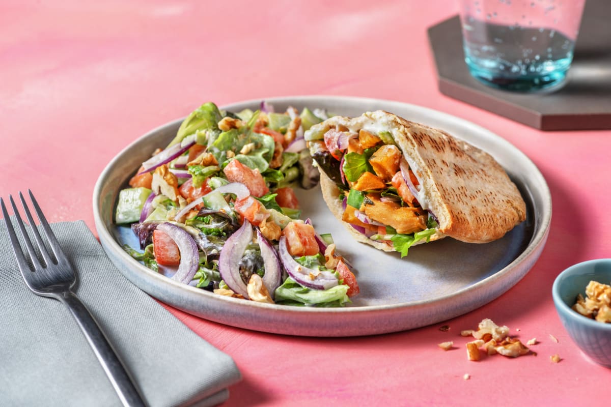 Pita de heura a la plancha