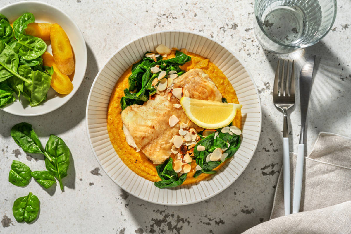 Hake and Carrot Mash Recipe HelloFresh