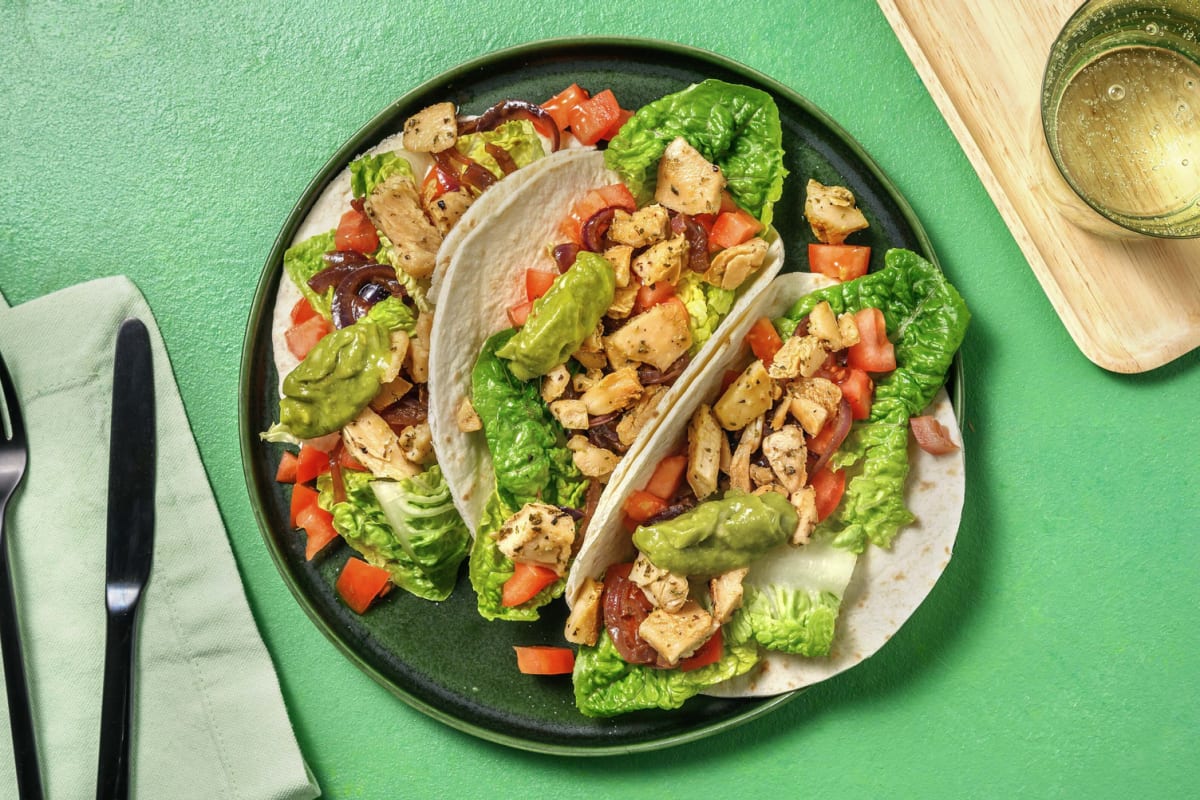 Vegetarisk pulled bean-taco