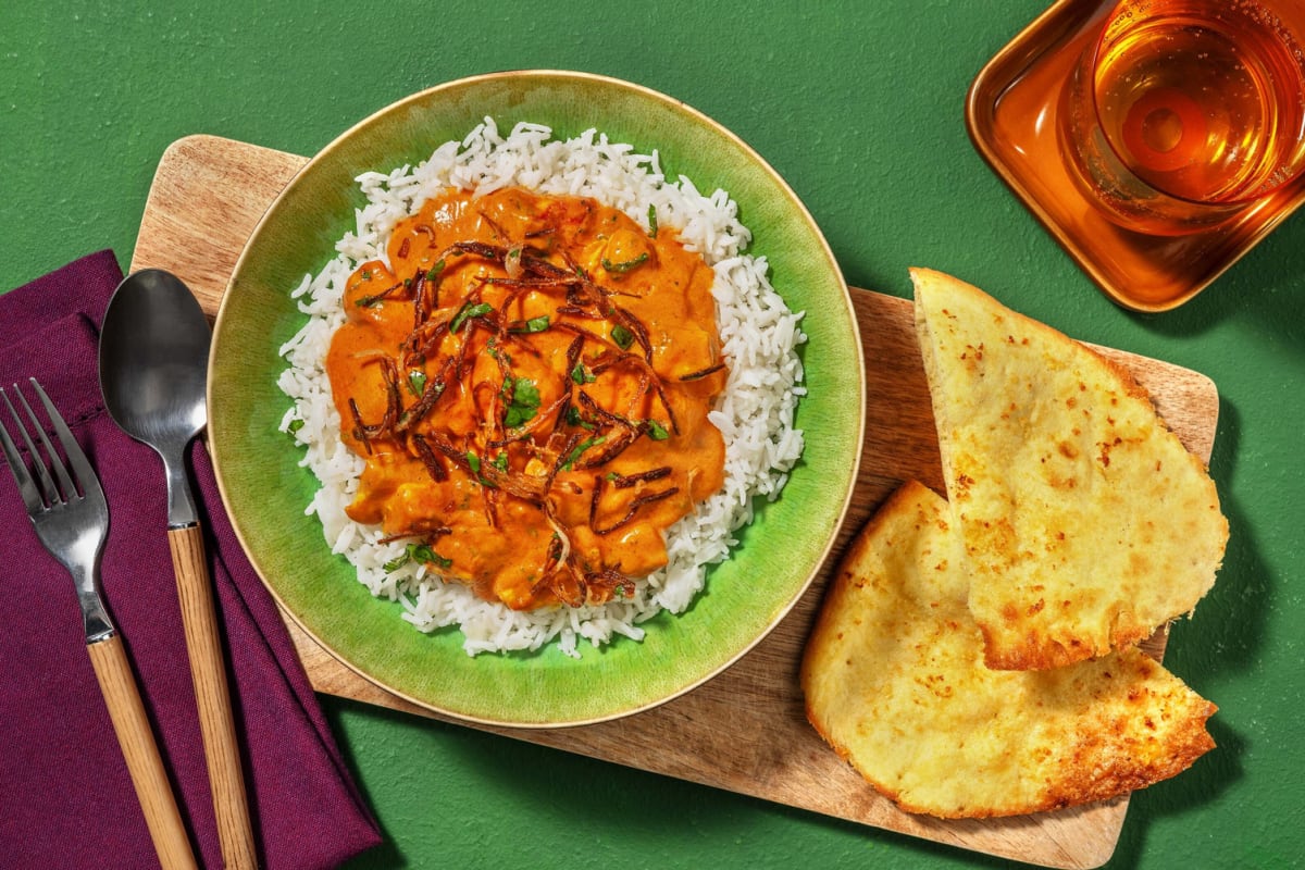 Ultimate Butter Chicken and Garlic Naan 