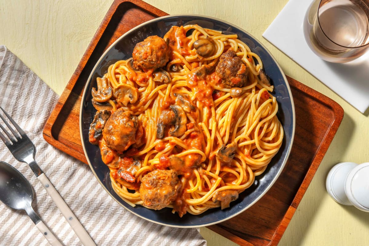 Spaghetti & polpette de bœuf