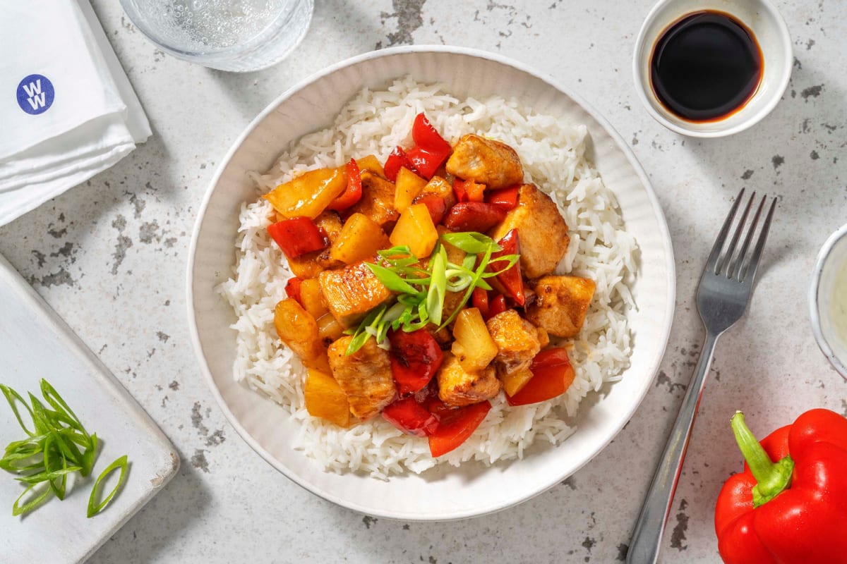 Sweet and Sour Inspired Pineapple Chicken