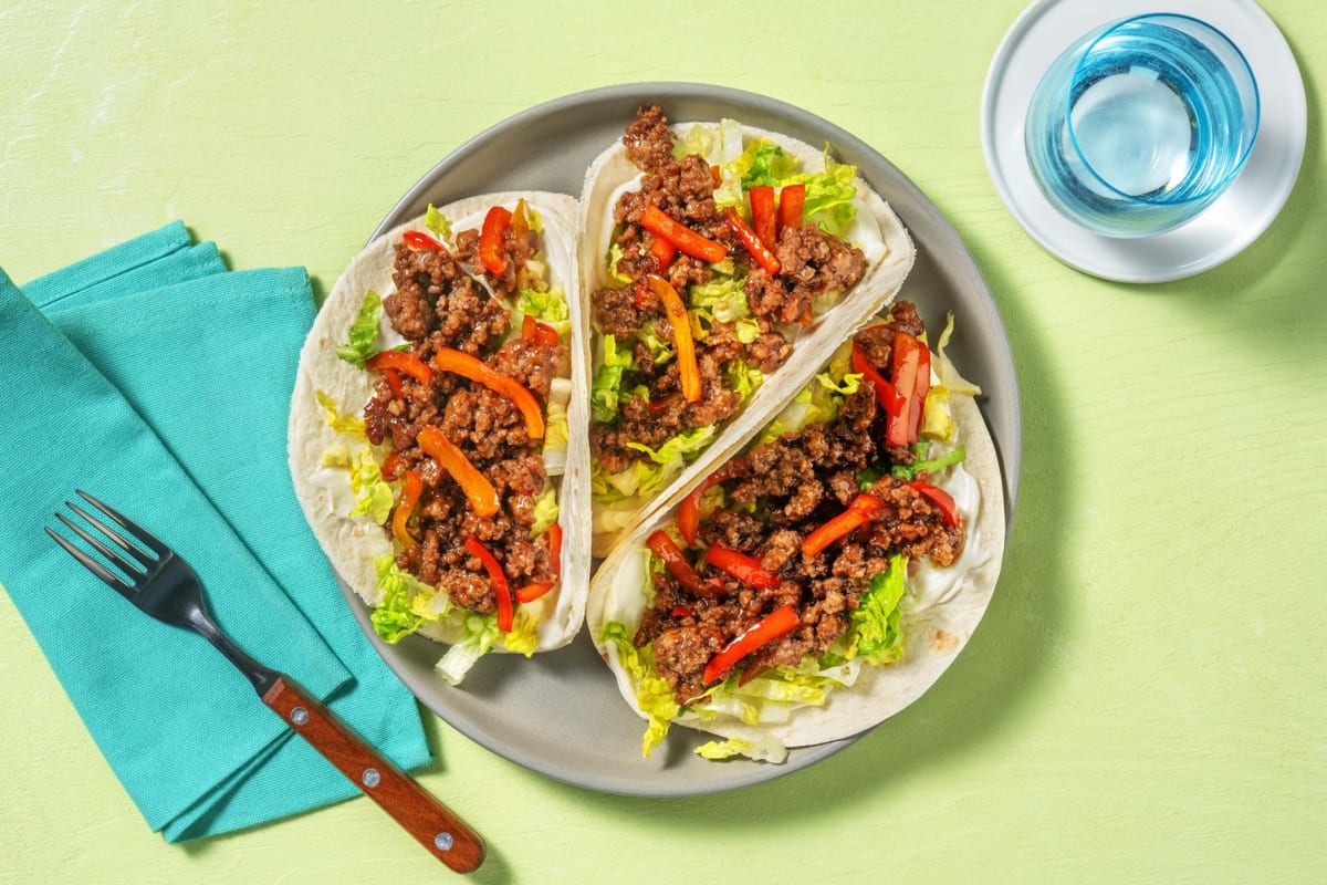 Hoisin Beef Tacos