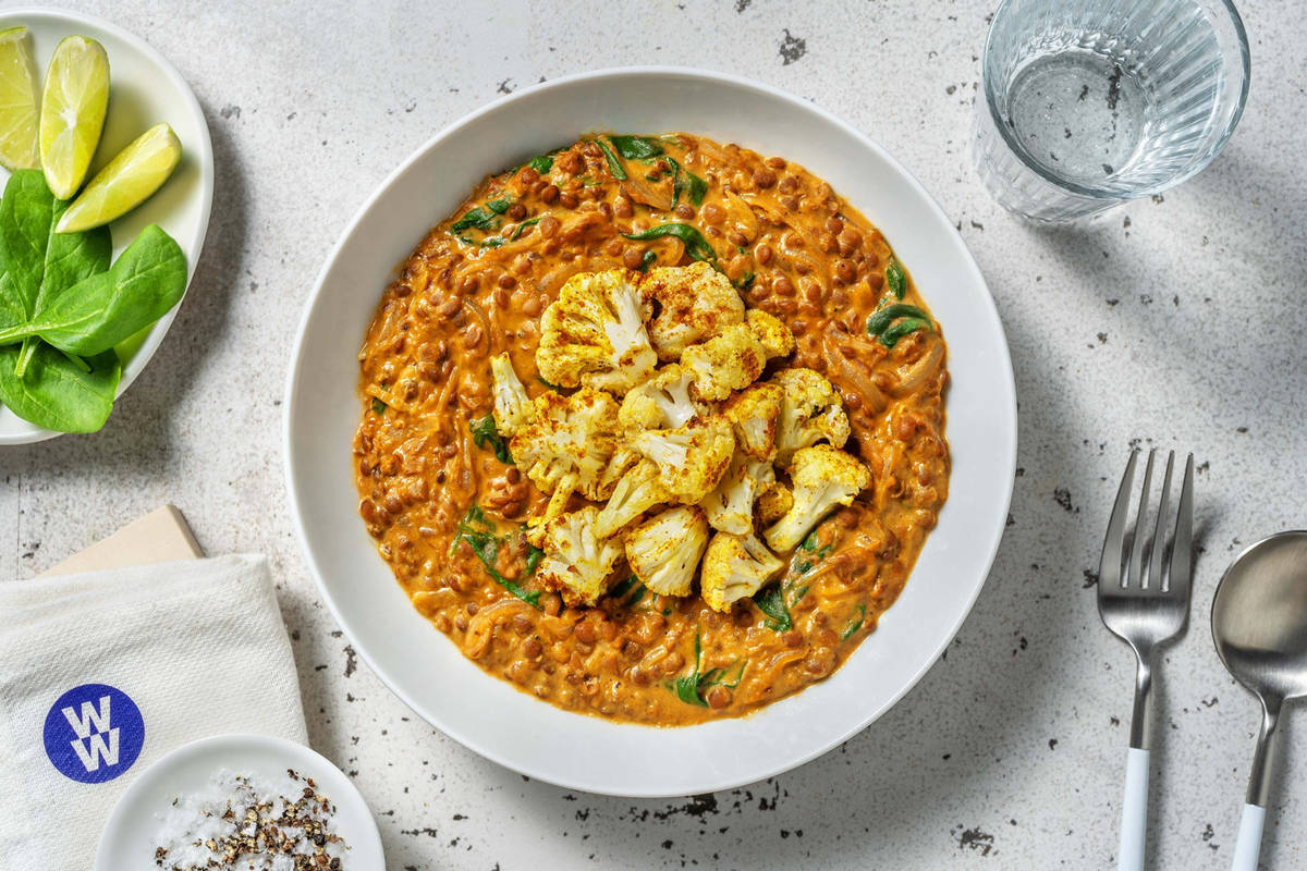 North Indian Style Cauliflower & Lentil Dal Recipe HelloFresh