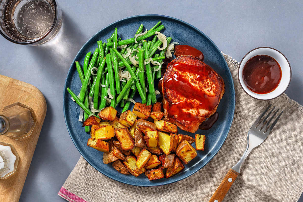 Varkenshaas met aardbei-balsamicosaus