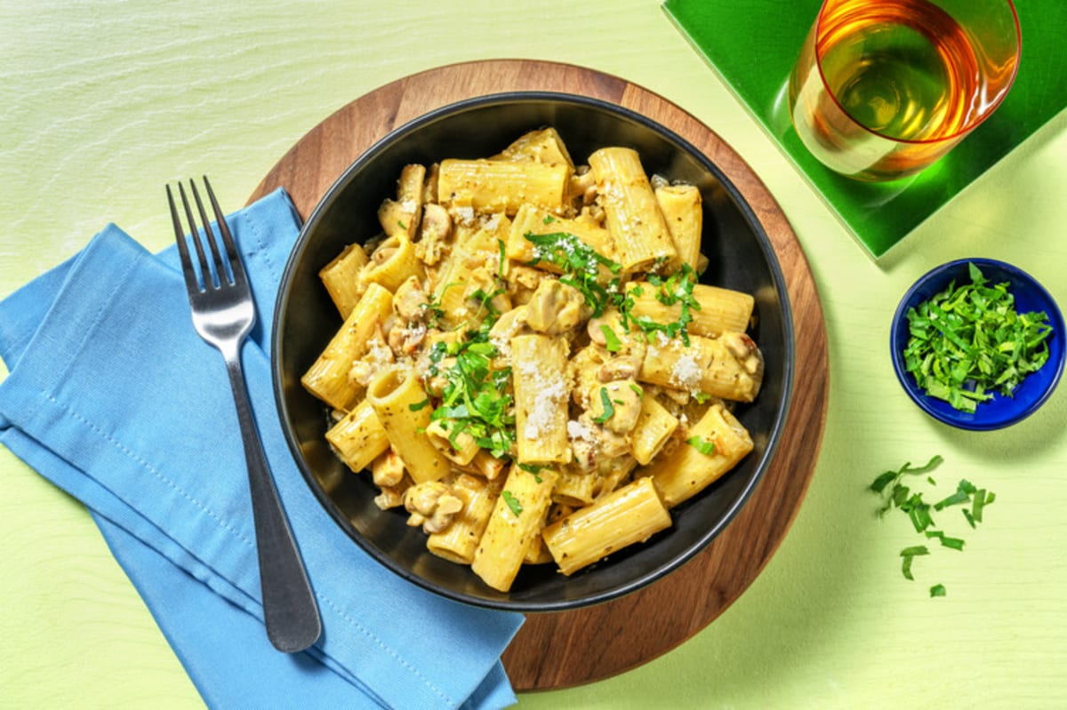 Speedy Mushroom Rigatoni