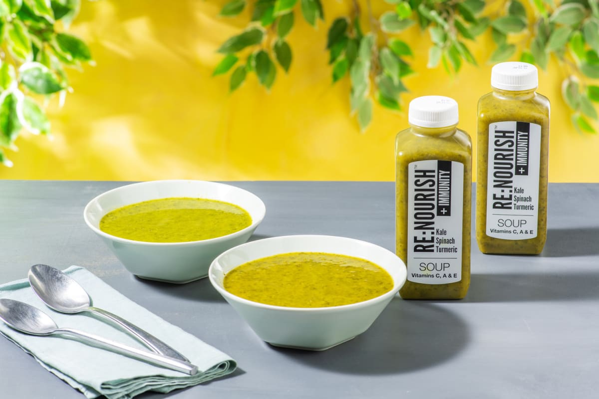 Re:Nourish Immunity - Kale, Spinach and Turmeric Soup Bundle