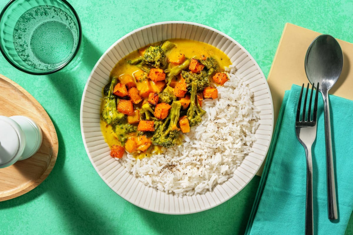 Sweet Potato Korma Style Curry