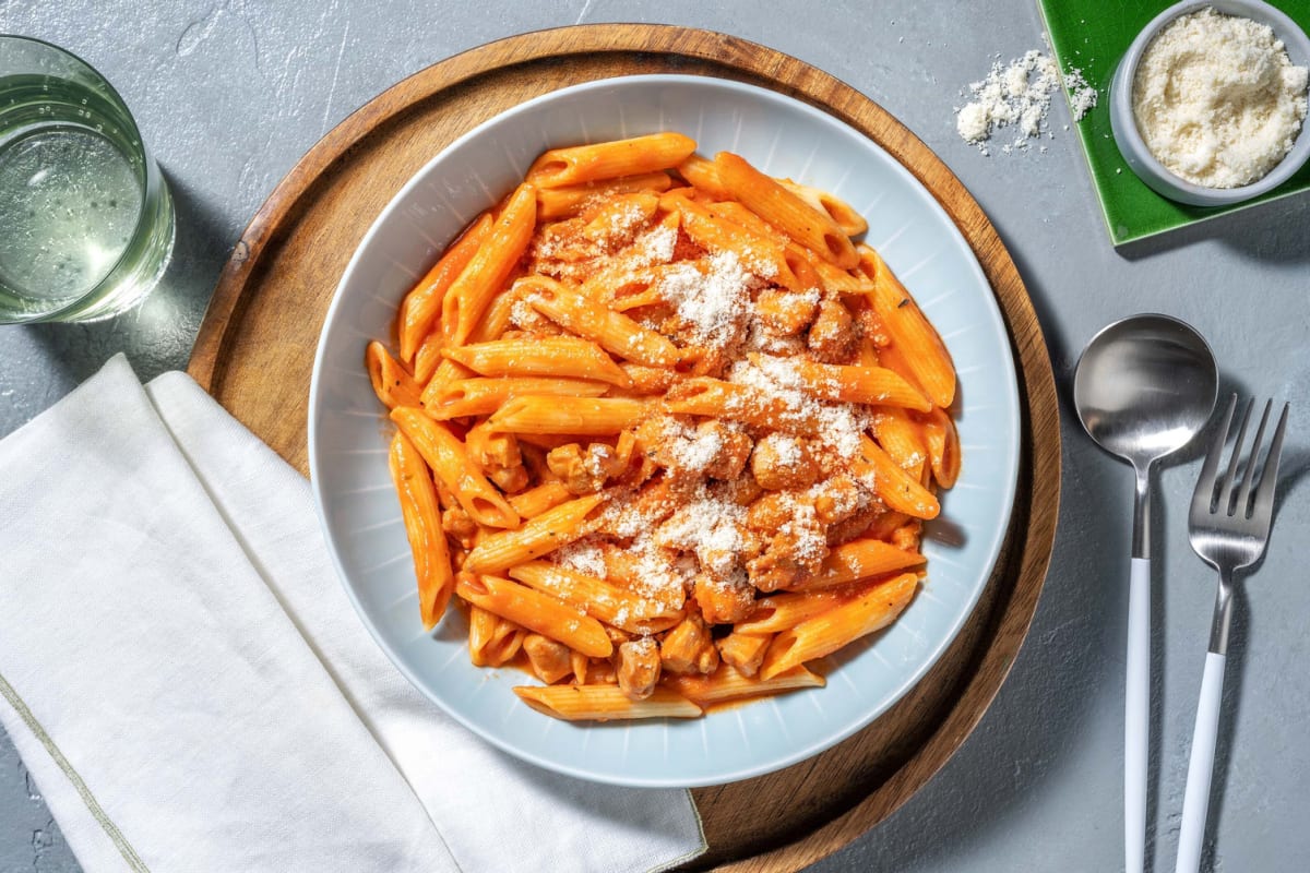 Spicy Creamy Cajun Chicken Pasta