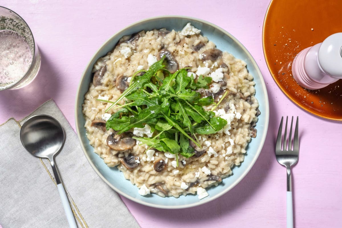 Oven-Baked Chicken and Goat's Cheese Risotto