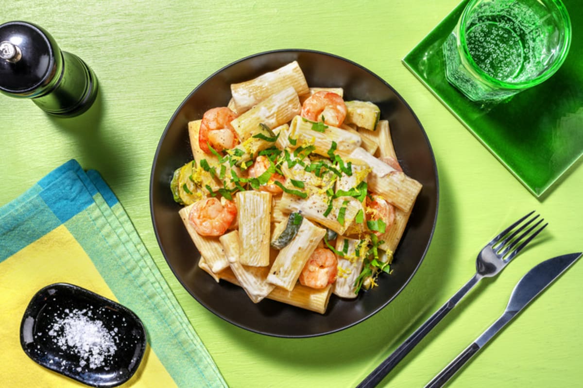 Easy Prawn Rigatoni