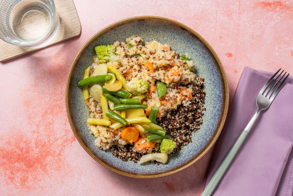 Bunte Thai Quinoa-Bowl