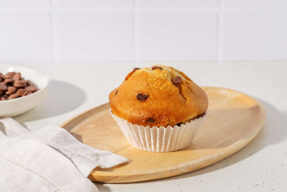 Muffin con gocce di cioccolato