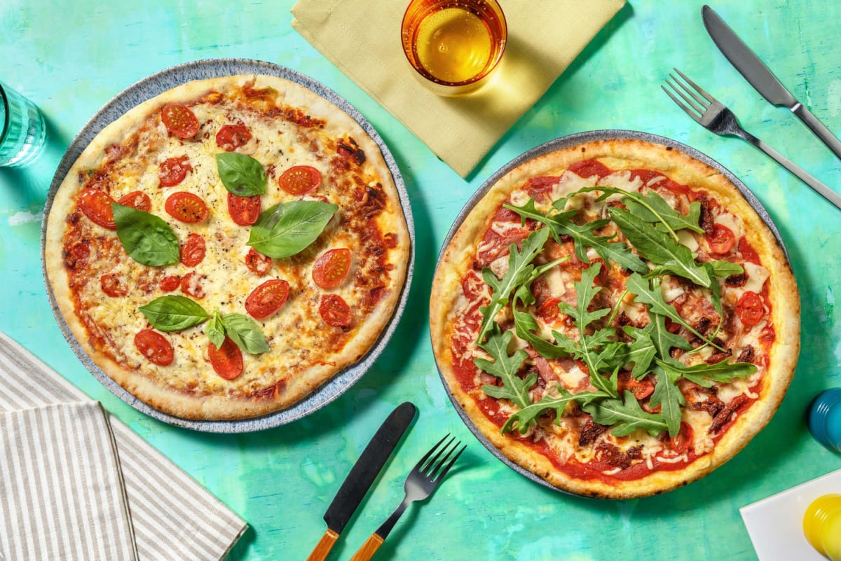 Pizza Party: Margherita Deluxe & Prosciutto Crudo