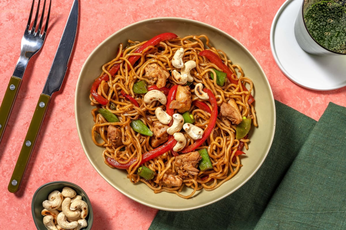 Stir-Fried Hoisin Chicken Noodles