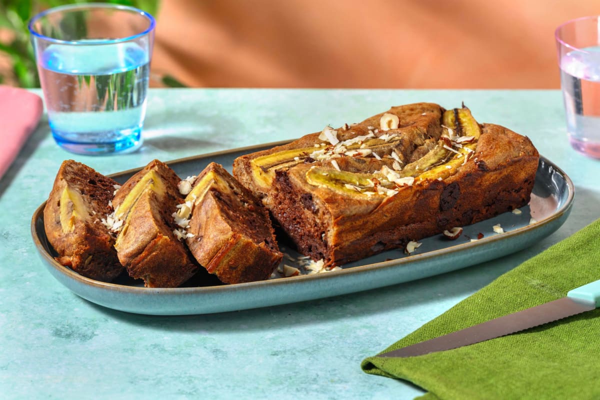 Banana bread au chocolat