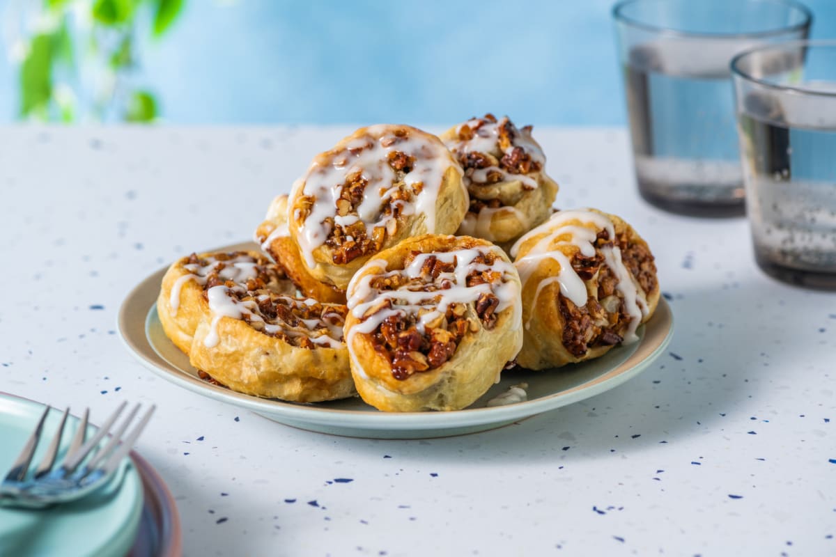 Feuilletés caramélisés pécan & cannelle