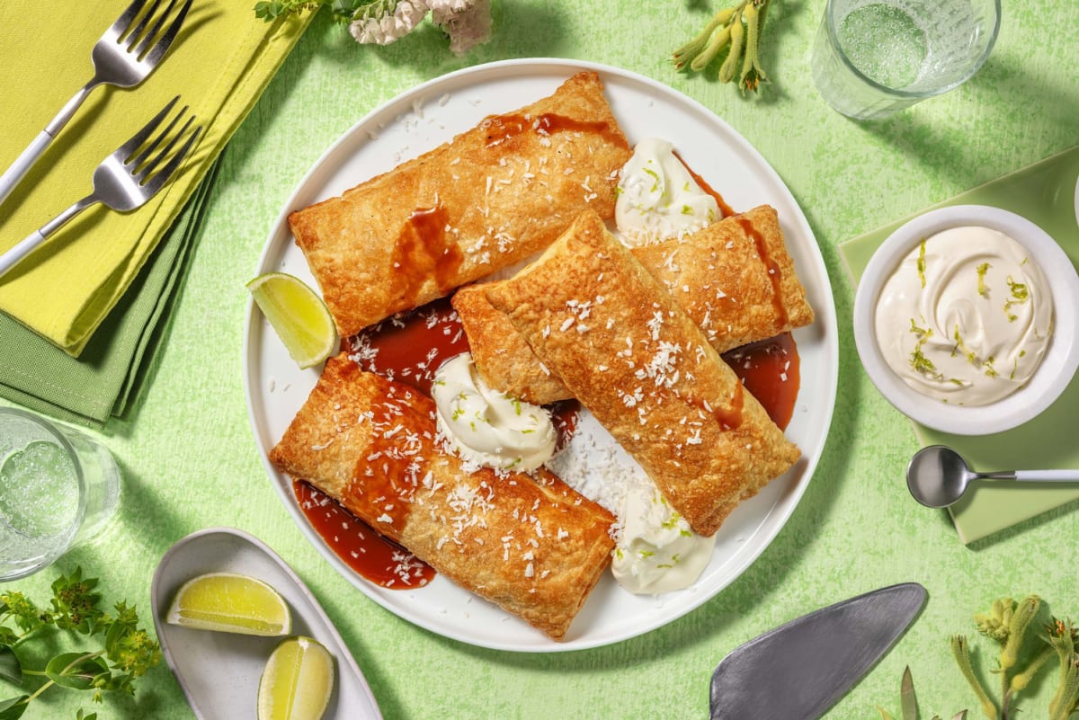 Tropical Pineapple and Coconut Pies