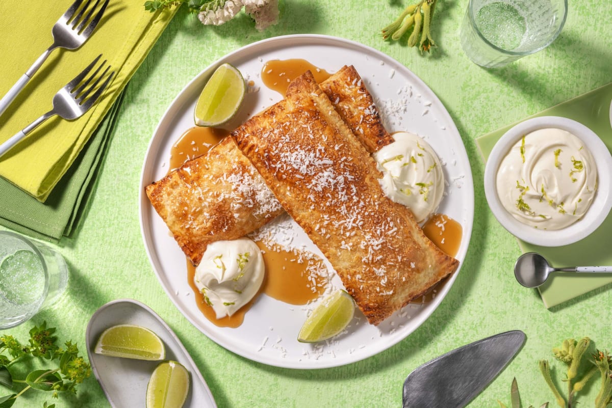 Tropical Pineapple and Coconut Pies