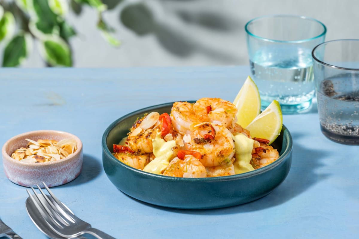 Garlic and Chilli King Prawns