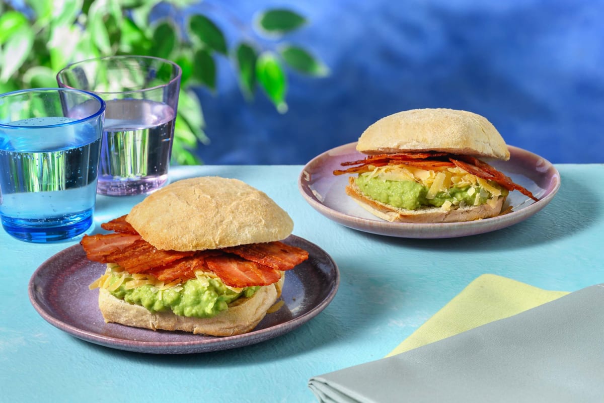 Cheddar, Avocado & Bacon Ciabatta