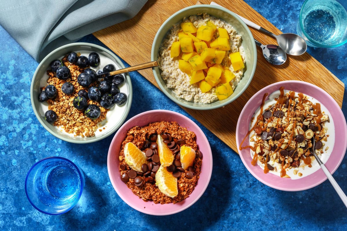 Breakfast Plan | Oats and Granola | 4 Meals | 2 Portions Each