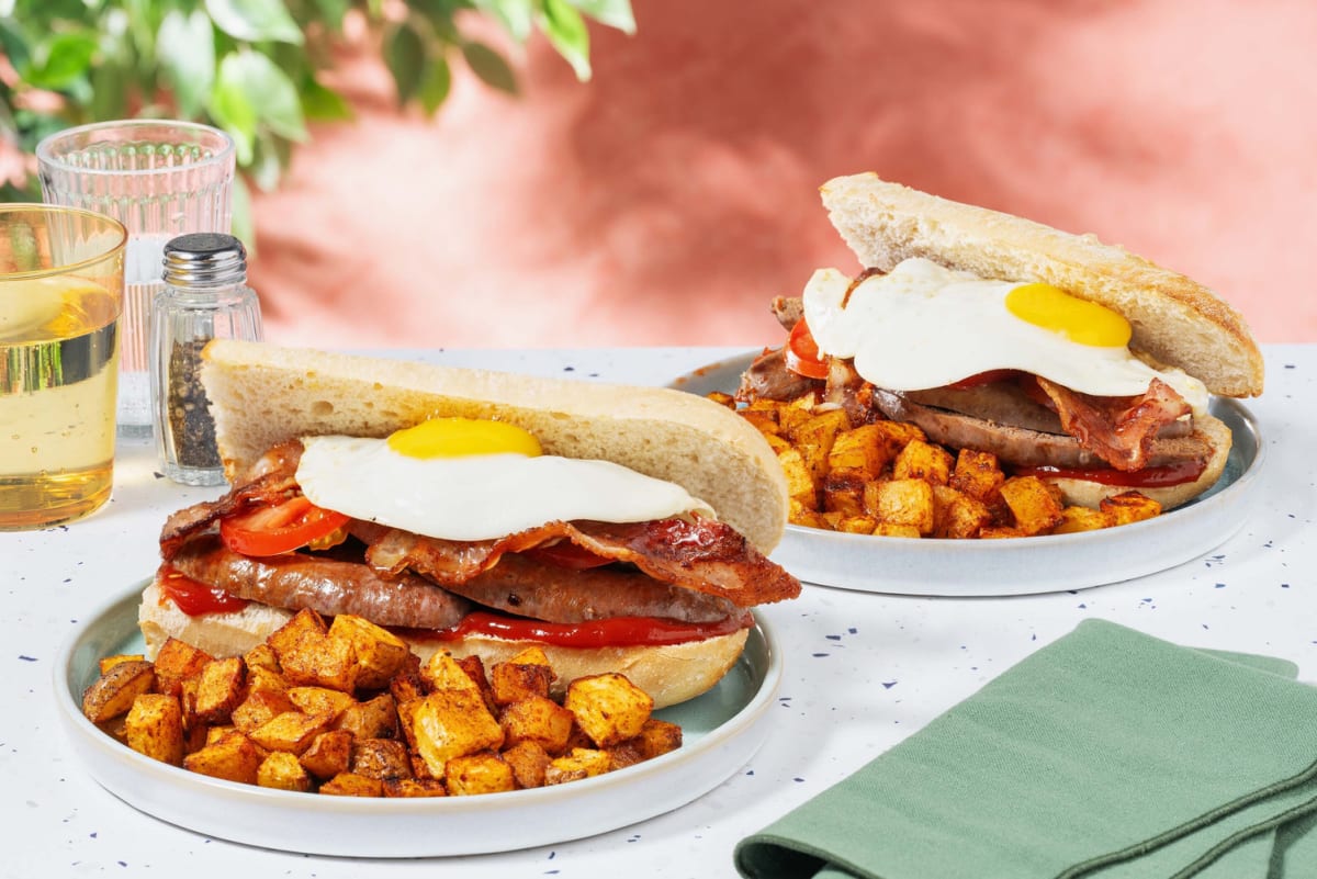 Sausage & Honey Bacon Breakfast Sandwich