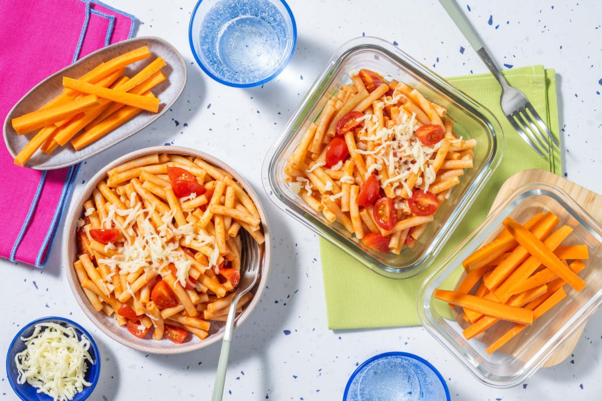 Kids' Cheesy Tomato Macaroni Pasta