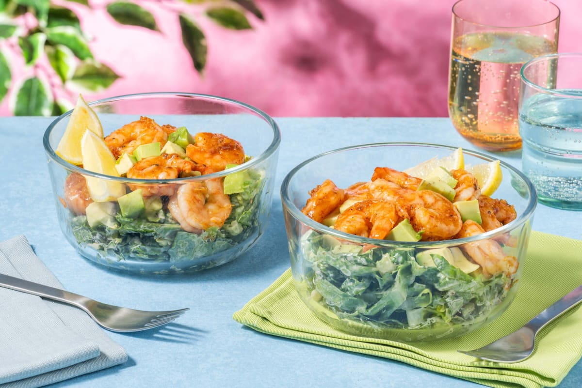 Chipotle Prawn Cocktail & Avocado Salad