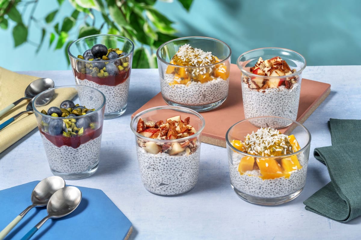 Pudding de chia 3 façons