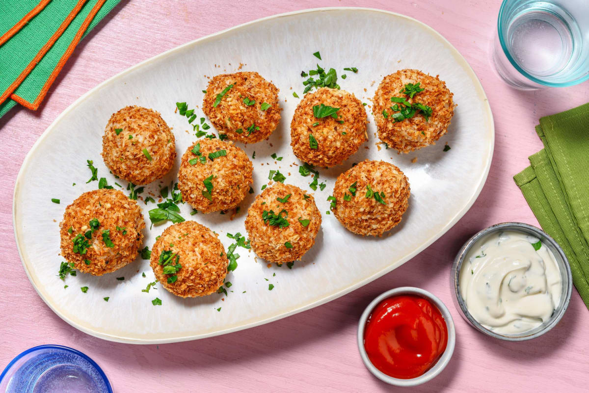 Arancini farcis de mozzarella