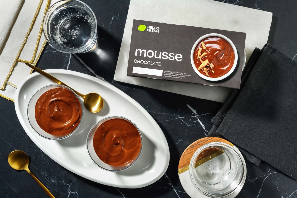 Dark chocolate mousse (2x90g)