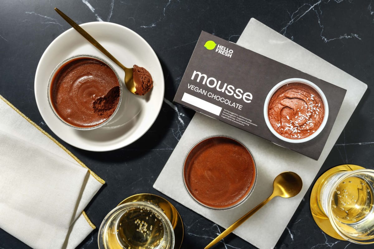 Mousse au chocolat vegan au lait de coco