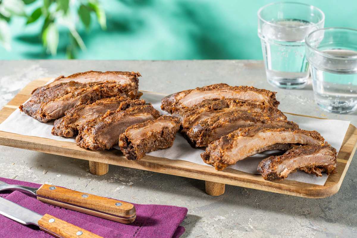 Travers de porc fumés