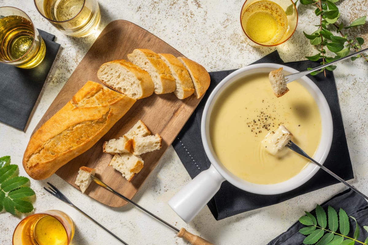 Cheese fondue bundle