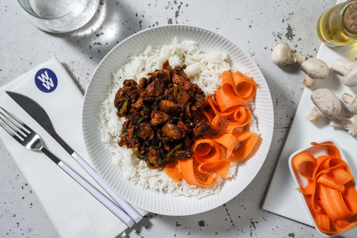 Korean Style BBQ Pork and Veg Stir-Fry